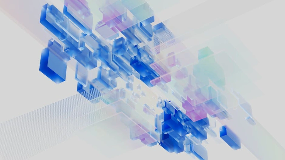 Grafico astratto che rappresenta l'intelligenza artificiale e le reti neurali